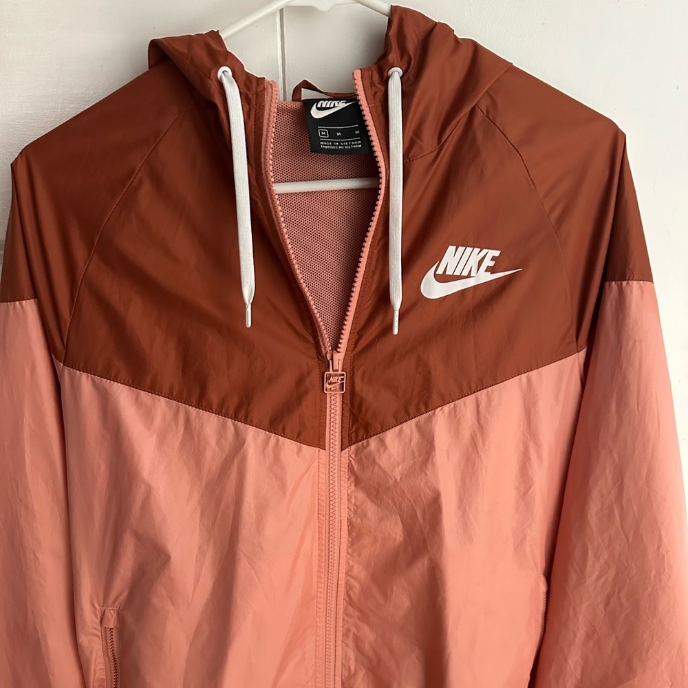 Pink & Brown Nike Windbreaker
